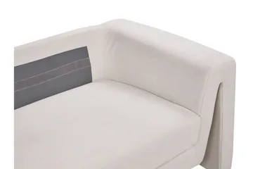 Durran Sofa 3-seter - Beige/Svart - Møbler - Sofaer - Fløyel sofaer