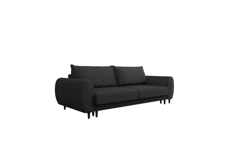 Eduardo Sofa 3-seter, Svart