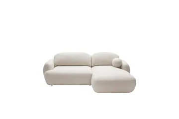 Efrem Sofa med Sjeselong 3-seter - Beige - Møbler - Sofaer - Sofa med sjeselong