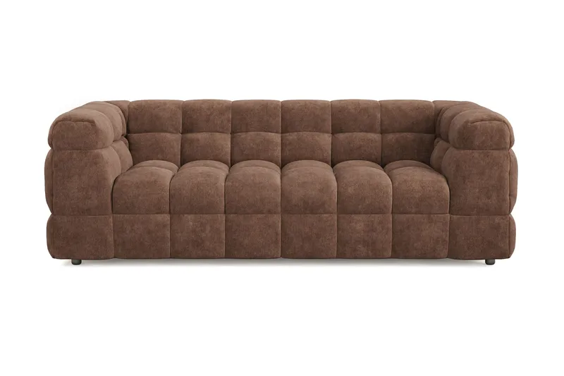 Elise 3-seters Sofa - Brun - Møbler - Sofaer - Sofa 3 seter
