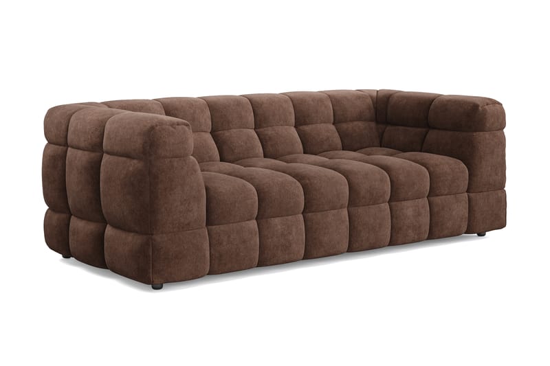 Elise 3-seters Sofa - Brun - Møbler - Sofaer - Sofa 3 seter