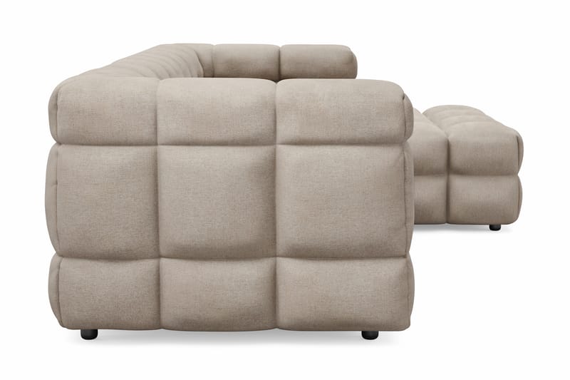 Elise 3-seters Sofa med Sjeselong Høyre - Beige - Møbler - Sofaer - Sofa med sjeselong