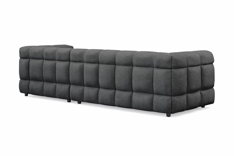 Elise 3-seters Sofa med Sjeselong Høyre - Mørkegrå - Møbler - Sofaer - Sofa med sjeselong