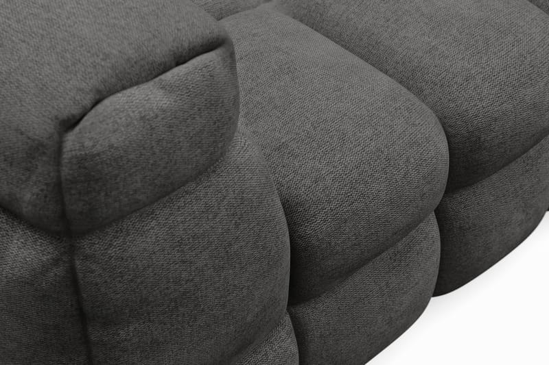 Elise 3-seters Sofa med Sjeselong Høyre - Mørkegrå - Møbler - Sofaer - Sofa med sjeselong
