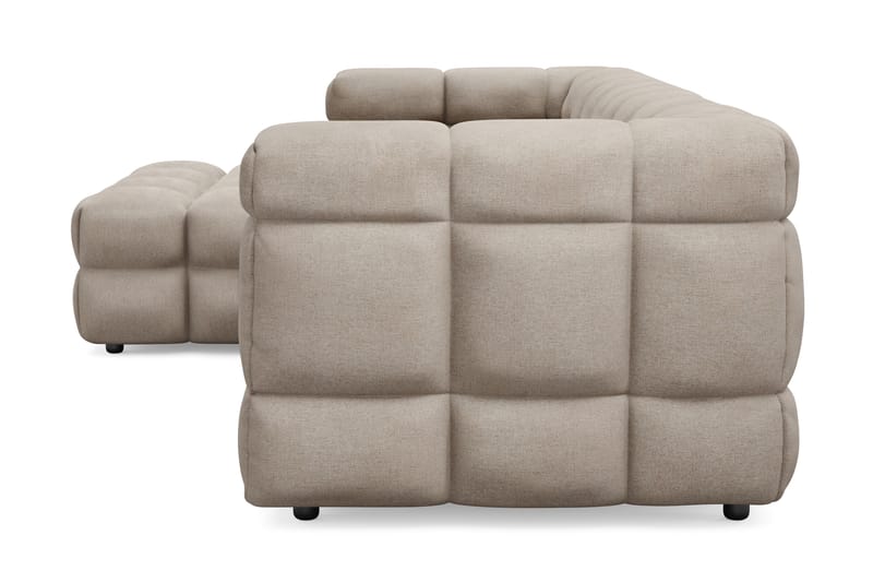 Elise 3-seters Sofa med Sjeselong Venstre - Beige - Møbler - Sofaer - Sofa med sjeselong