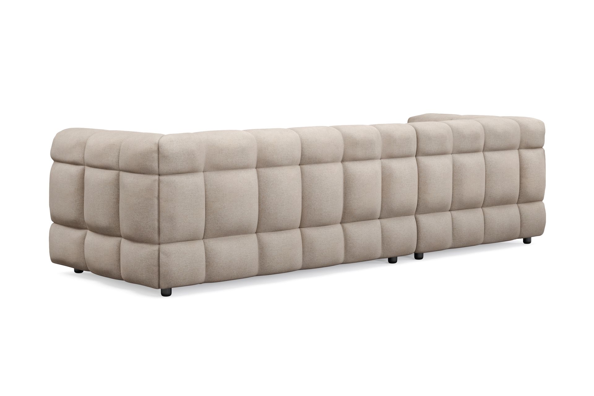 Elise 3-seters Sofa med Sjeselong Venstre - Beige - Møbler - Sofaer - Sofa med sjeselong