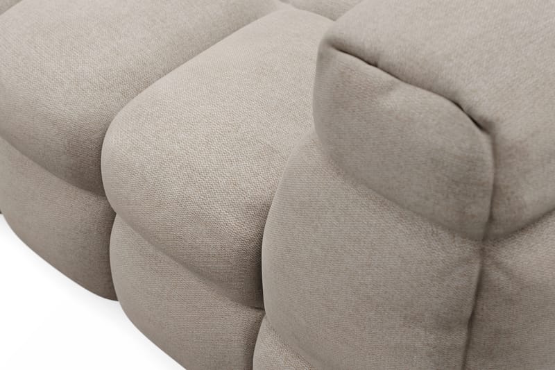 Elise 3-seters Sofa med Sjeselong Venstre - Beige - Møbler - Sofaer - Sofa med sjeselong