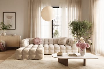 Elise 3-seters Sofa med Sjeselong Venstre - Beige - Møbler - Sofaer - Sofa med sjeselong