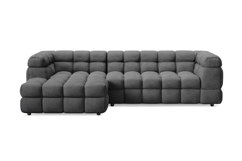 Elise 3-seters Sofa med Sjeselong Venstre - Mørkegrå - Møbler - Sofaer - Sofa med sjeselong