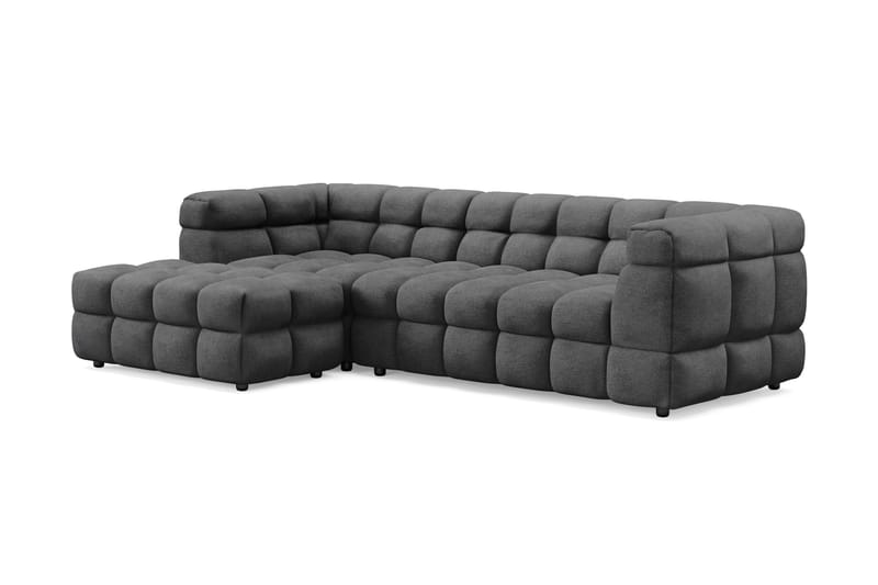 Elise 3-seters Sofa med Sjeselong Venstre - Mørkegrå - Møbler - Sofaer - Sofa med sjeselong