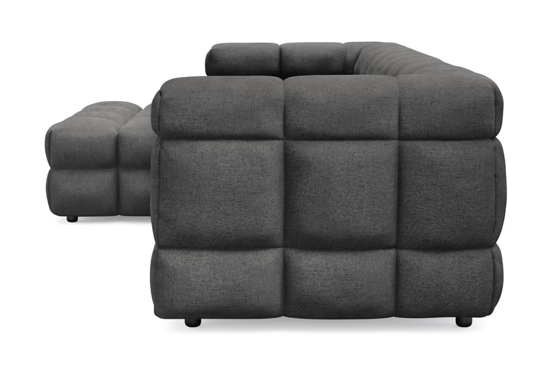 Elise 3-seters Sofa med Sjeselong Venstre - Mørkegrå - Møbler - Sofaer - Sofa med sjeselong