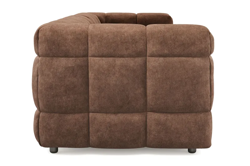 Elise 4-seters Sofa - Brun - Møbler - Sofaer - 4 seter sofa