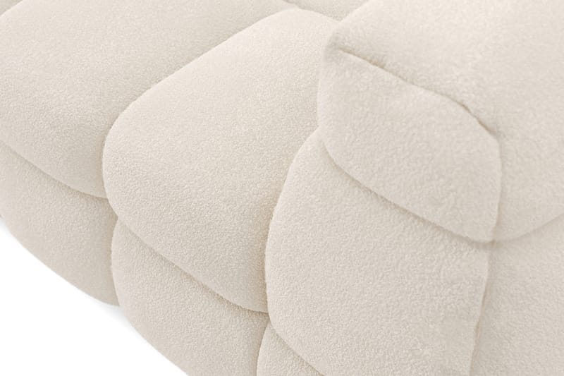 Elise 4-seters Sofa med Sjeselong Venstre - Beige Teddy - Møbler - Sofaer - Sofa med sjeselong