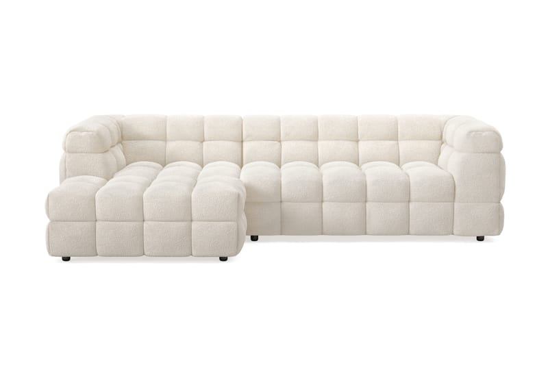 Elise 4-seters Sofa med Sjeselong Venstre, Beige Teddy