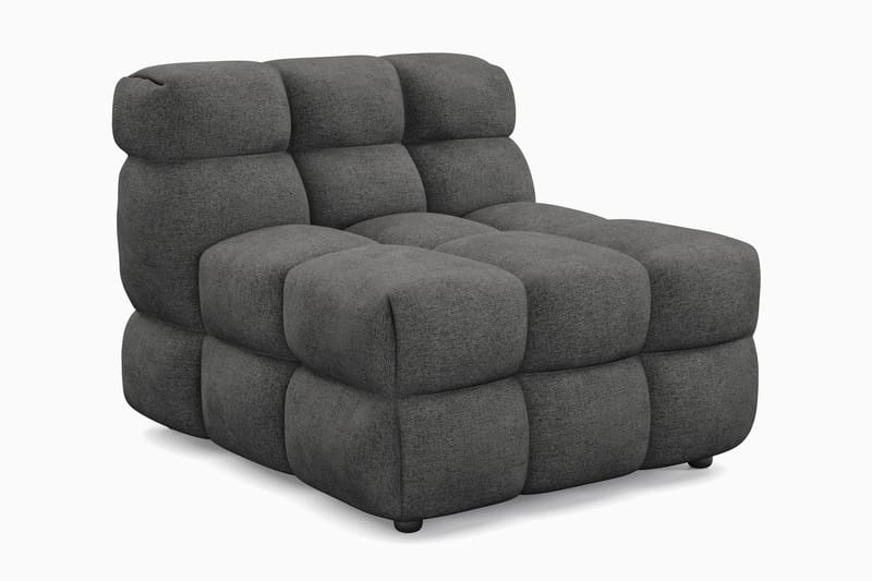Elise Boblete Sofagruppe 3-seter Sofa + Lenestol - Mørkegrå - Møbler - Sofaer - Sofagrupper