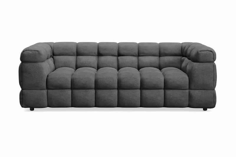 Elise Boblete Sofagruppe 3-seter Sofa + Lenestol - Mørkegrå - Møbler - Sofaer - Sofagrupper
