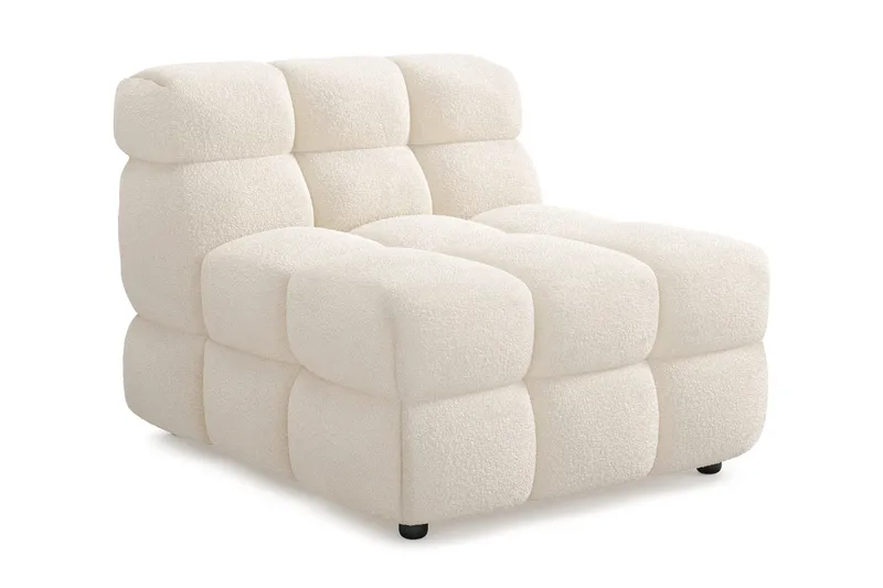 Elise Boblete Sofagruppe 4-seter Divansofa Høyre + Lenestol - Beige - Møbler - Sofaer - Sofagrupper