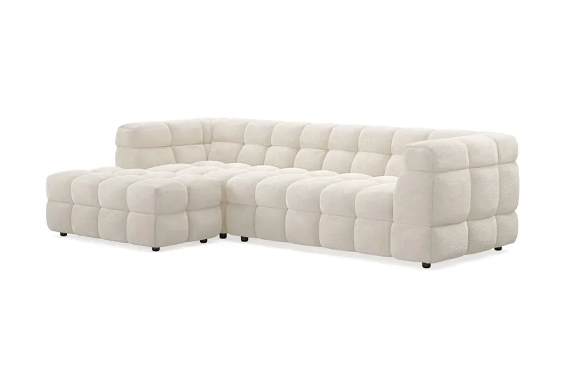 Elise Boblete Sofagruppe 4-seter Divansofa Venstre + Lenestol - Beige - Møbler - Sofaer - Sofagrupper