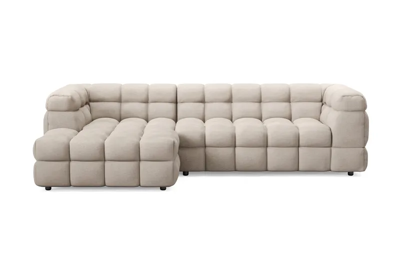 Elise Boblete Sofagruppe 4-seter Divansofa Venstre + Lenestol - Beige - Møbler - Sofaer - Sofagrupper