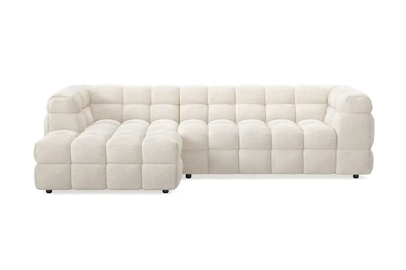 Elise Boblete Sofagruppe 4-seter Divansofa Venstre + Lenestol - Beige - Møbler - Sofaer - Sofagrupper