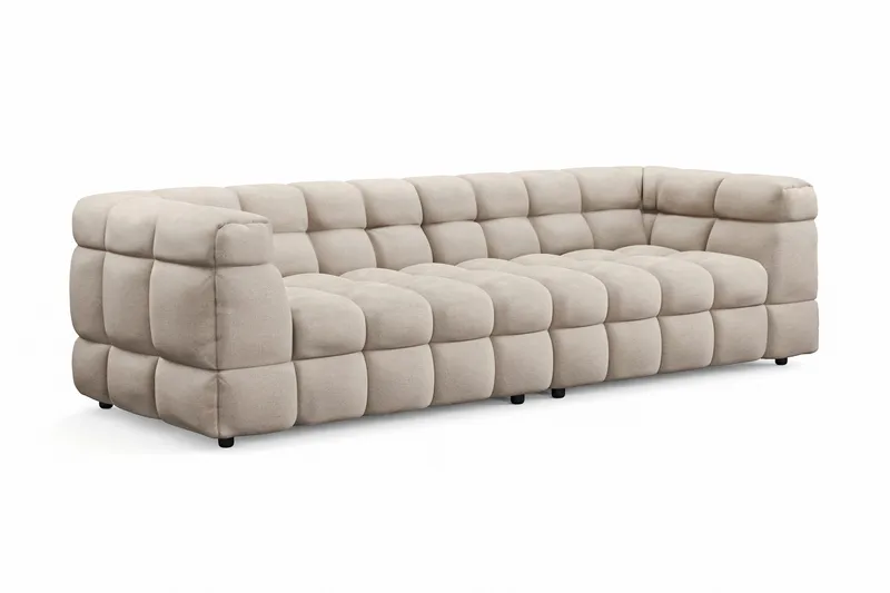 Elise Boblete Sofagruppe 4-seter Sofa + Lenestol - Beige - Møbler - Sofaer - Sofagrupper