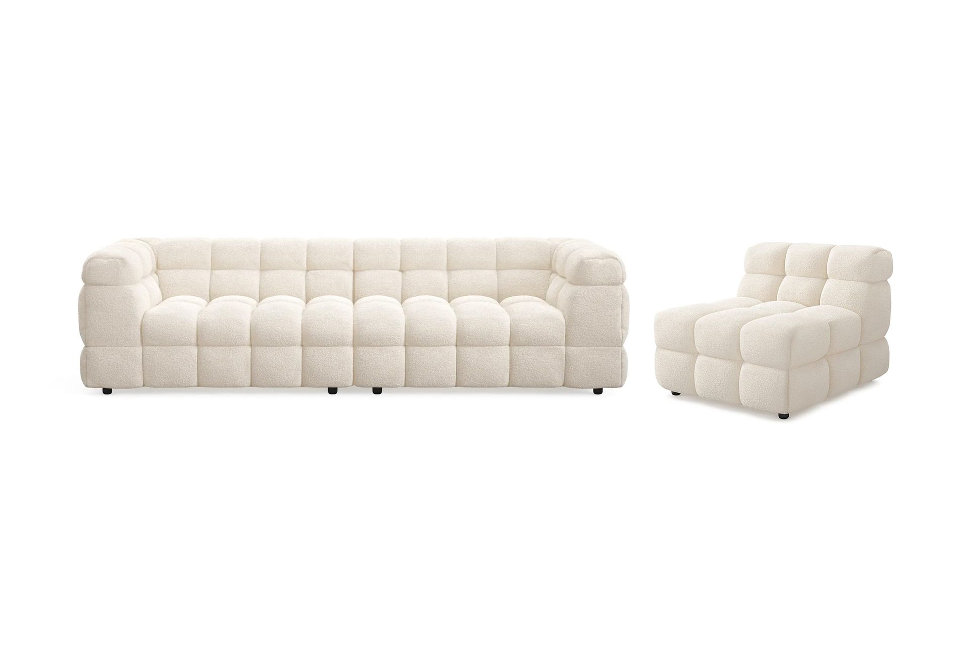 Elise Boblete Sofagruppe 4-seter Sofa + Lenestol - Beige