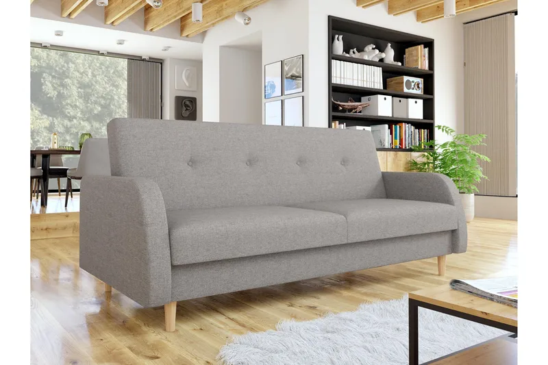 Emaan Sofa 3-seter - Grå - Møbler - Sofaer - Sofa 3 seter