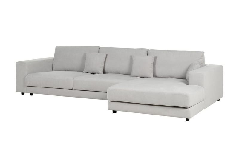 Ersi Hjørnesofa 4-seter - Grå/Svart - Møbler - Sofaer - Hjørnesofa - Hjørnesofa med divan