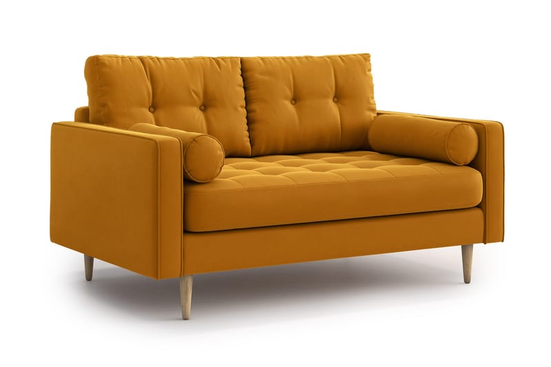Esmeralde 2-seter Sofa - Gul - 2 seter sofa