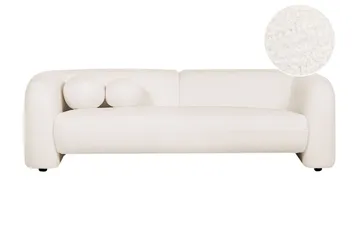 Fabion Sofa 3-seter - Hvit - Møbler - Sofaer - Sofa 3 seter