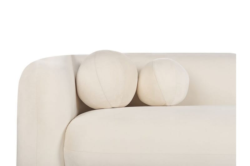 Fabion Sofa 3-seter - Krem - Møbler - Sofaer - Fløyel sofaer