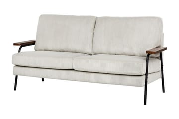 Faris Sofa 3-seter - Grå/Mørkt tre/Svart - Møbler - Sofaer - Sofa 3 seter