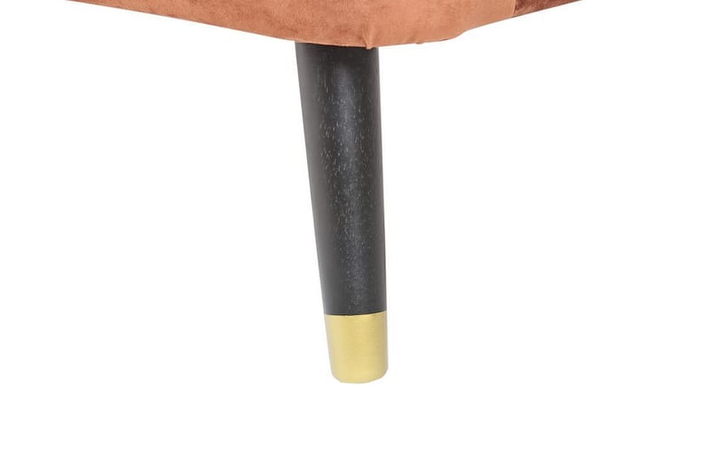 Farrin Sofa 3-seter - Brun/Svart/Gull - Møbler - Sofaer - Fløyel sofaer