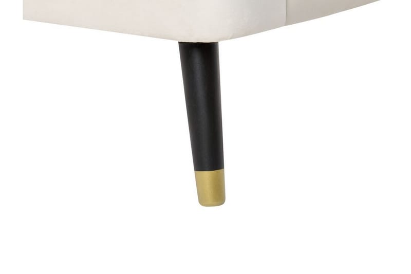 Farrin Sofa 3-seter - Hvit/Svart/Gull - Møbler - Sofaer - Fløyel sofaer