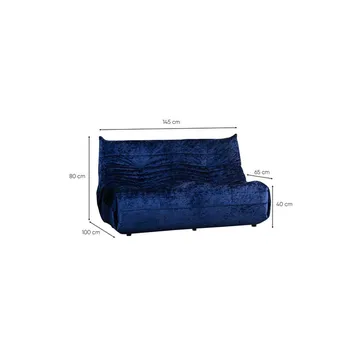 Feylorin 2-seters sofa - Blå - Møbler - Sofaer - 2 seter sofa