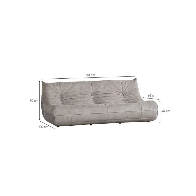 Feylorin 3-seters sofa - Hvit - Møbler - Sofaer - Sofa 3 seter