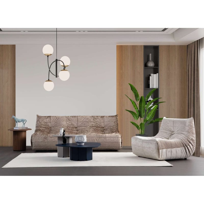 Feylorin 3-seters sofa - Kremhvit - Møbler - Sofaer - Sofa 3 seter