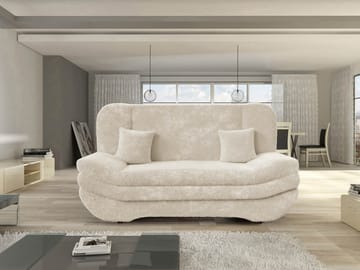 Figurelle 3-seters sovesofa - beige - Møbler - Sofaer - Sovesofaer