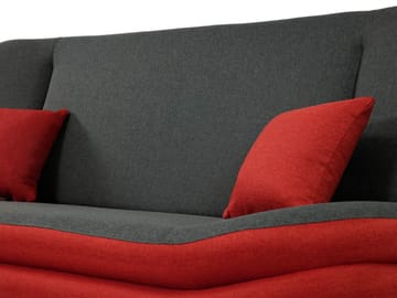 Figurelle 3-seters sovesofa - grå - Møbler - Sofaer - Sovesofaer
