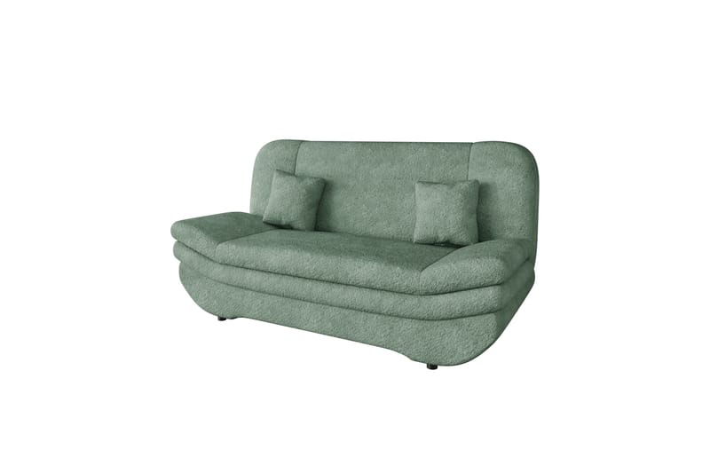 Figurelle Sovesofa 2-seter i Bouclé - Grønn - Møbler - Sofaer - Sovesofaer