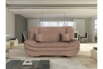 Figurelle Sovesofa 2-seter i Bouclé - Rosa - Møbler - Sofaer - Sovesofaer