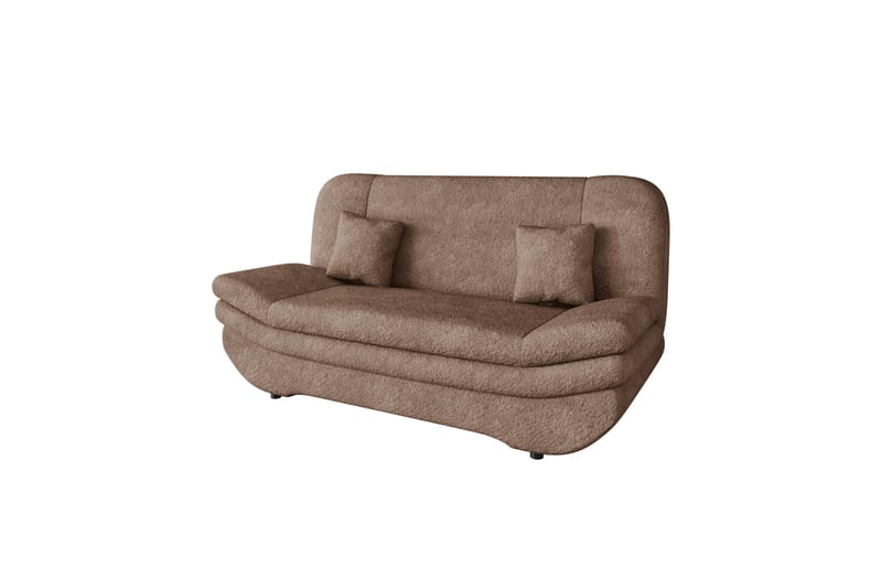 Figurelle Sovesofa 2-seter i Bouclé, Rosa