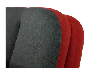 Figurelle Sovesofa 2-seter i Chenille - Oransje - Møbler - Sofaer - Sovesofaer
