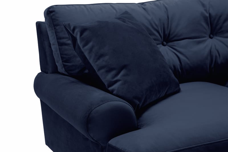 Andrew 2-seters Fløyelssofa - Blå - Møbler - Sofaer - Fløyel sofaer