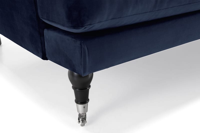 Andrew 2-seters Fløyelssofa - Blå - Møbler - Sofaer - 2 seter sofa