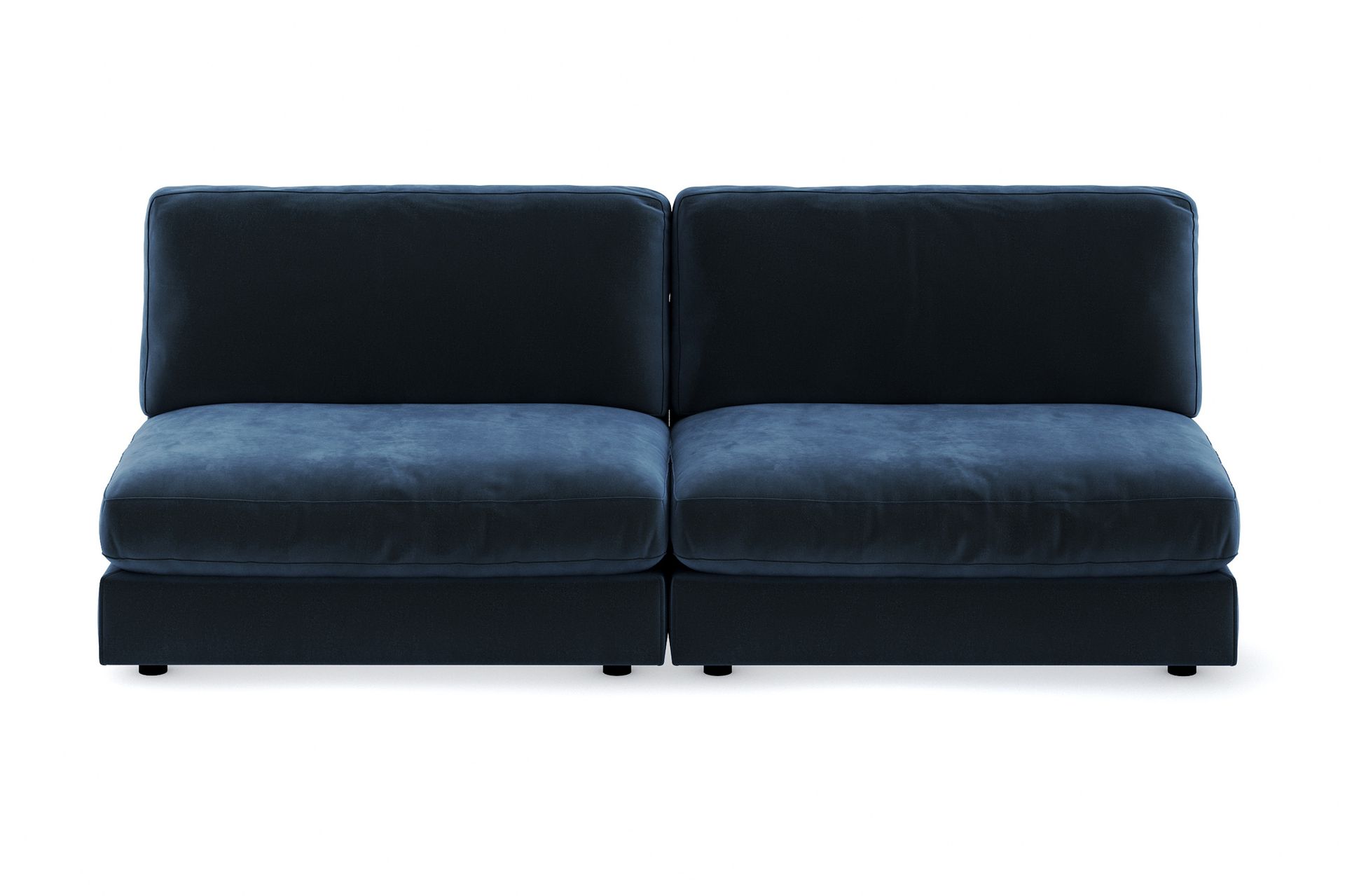Arken 4-seters Modulsofa i Fløyel - Blå - Møbler - Sofaer - Fløyel sofaer