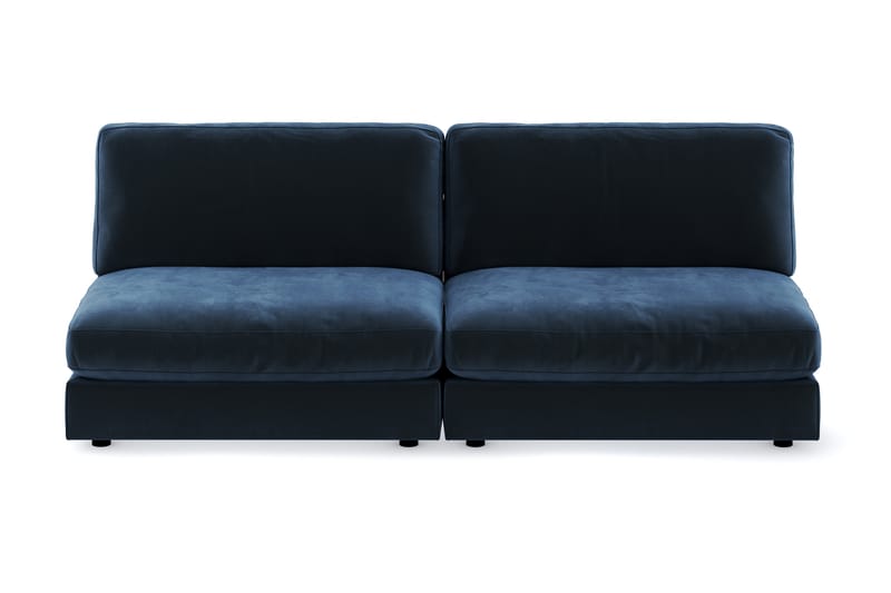 Arken 4-seters Modulsofa i Fløyel - Blå - Møbler - Sofaer - Fløyel sofaer