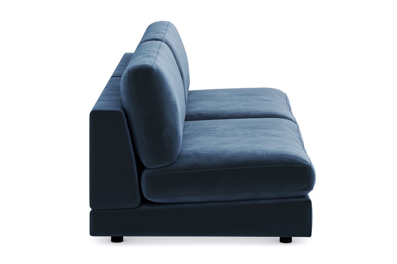 Arken 4-seters Modulsofa i Fløyel - Blå - Møbler - Sofaer - Fløyel sofaer