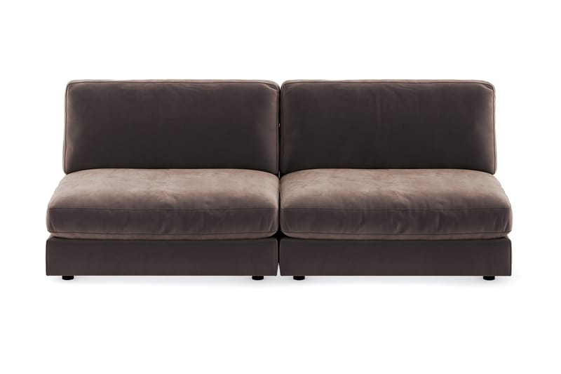 Arken 4-seters Modulsofa i Fløyel - Brun - Møbler - Sofaer - Fløyel sofaer