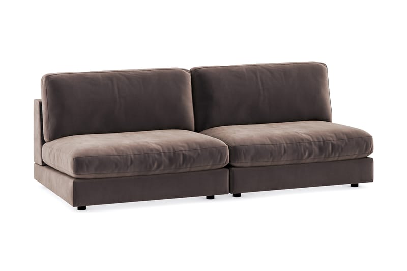 Arken 4-seters Modulsofa i Fløyel - Brun - Møbler - Sofaer - Fløyel sofaer